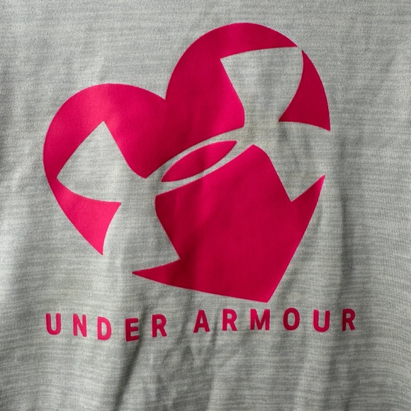 Under Armour Baby Toddler Girl Athletic Tank Top Sleeveless Heart Logo - Picture 3 of 5